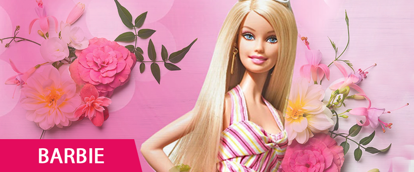 Topo Bolo Barbie Nome  O Segredo das Festas - LOJA DE ARTIGOS