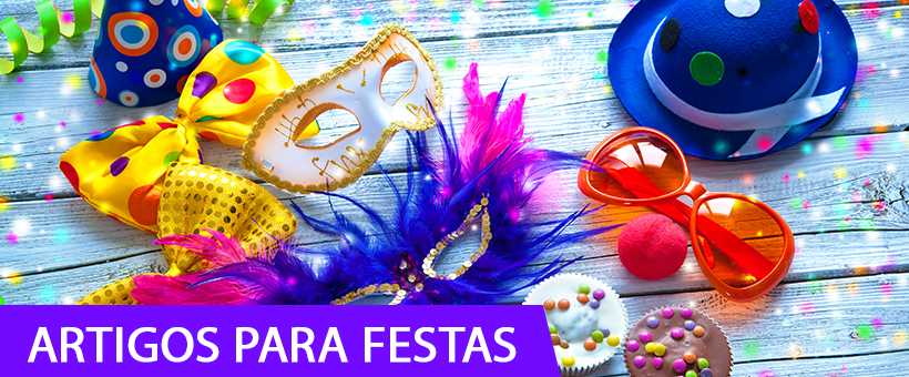 Tem na Animafest - Fantasias e Artigos para Festas. Adereços para