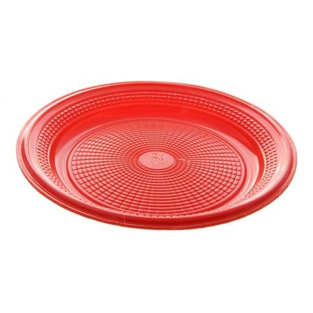 prato-descartavel-raso-15cm-vermelho-10-unidades
