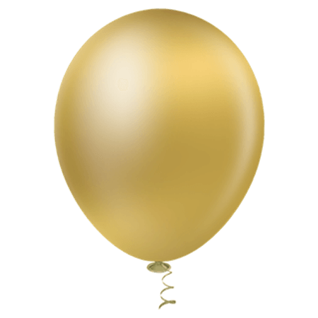 balao-pic-pic-n9-cintilante-dourado-50-unidades