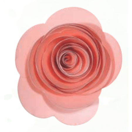 Flor de Papel Botão de Rosa - Coral - Lojas Brilhante