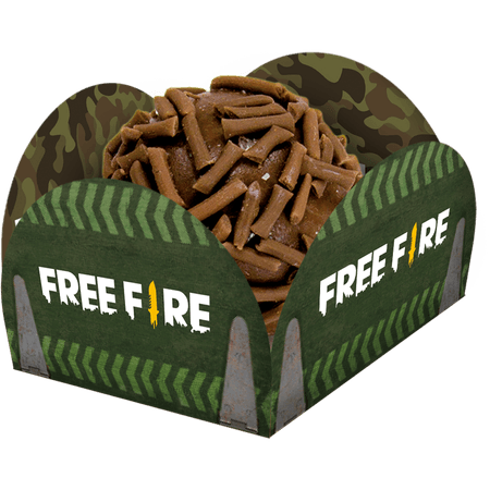 Vela - Free Fire N° 4 - 1 unidade - Festcolor - Rizzo - Rizzo Embalagens