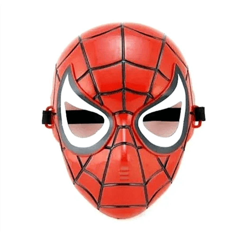 Máscara do Homem Aranha Plástico Vermelha Apollo Festas Máscara do Homem Aranha Plástico Vermelha Apollo Festas